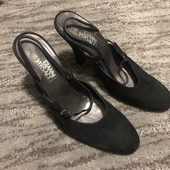 Gianni Versace Suede Heels - Picture 4 of 5